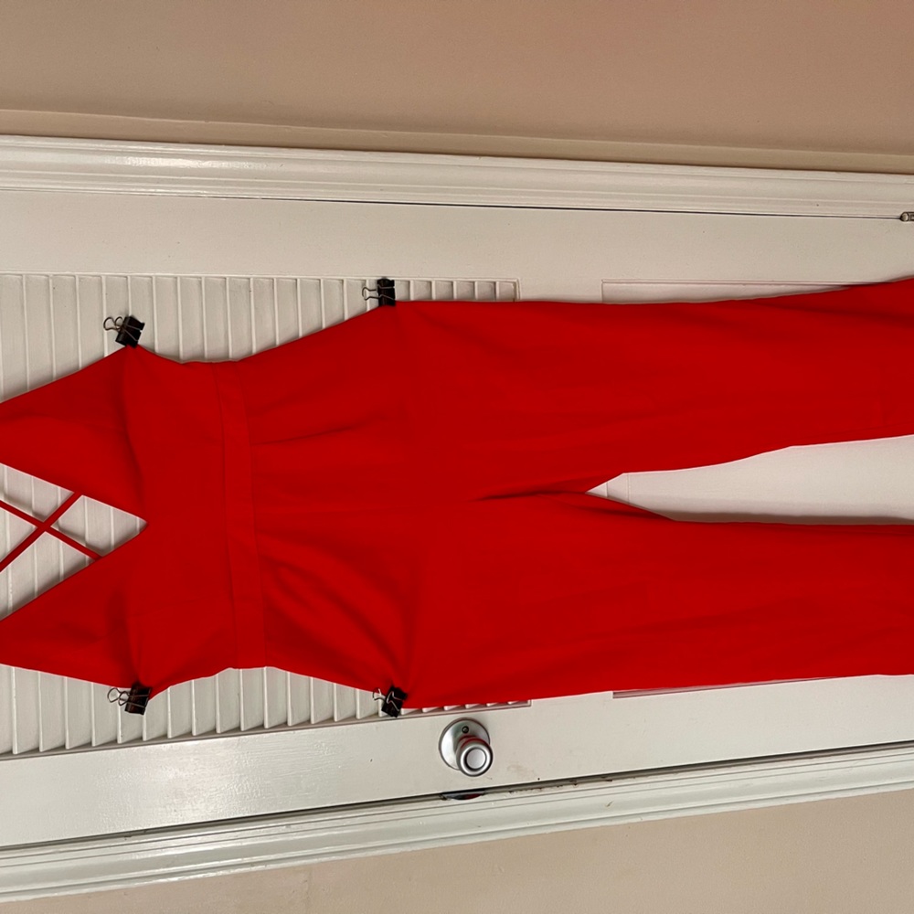 Red jumpsuit Large